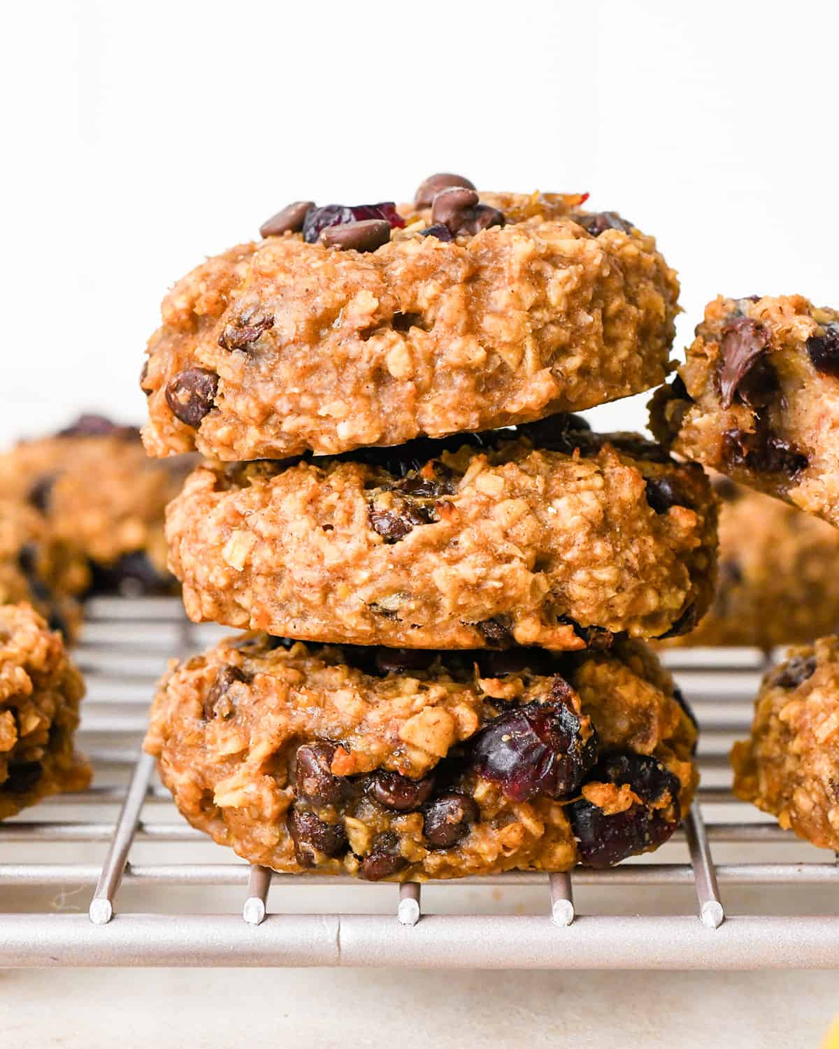 a stack of 3 Breakfast Cookies